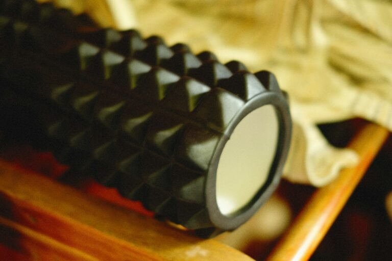 Foam roller ready for a post-workout recovery session