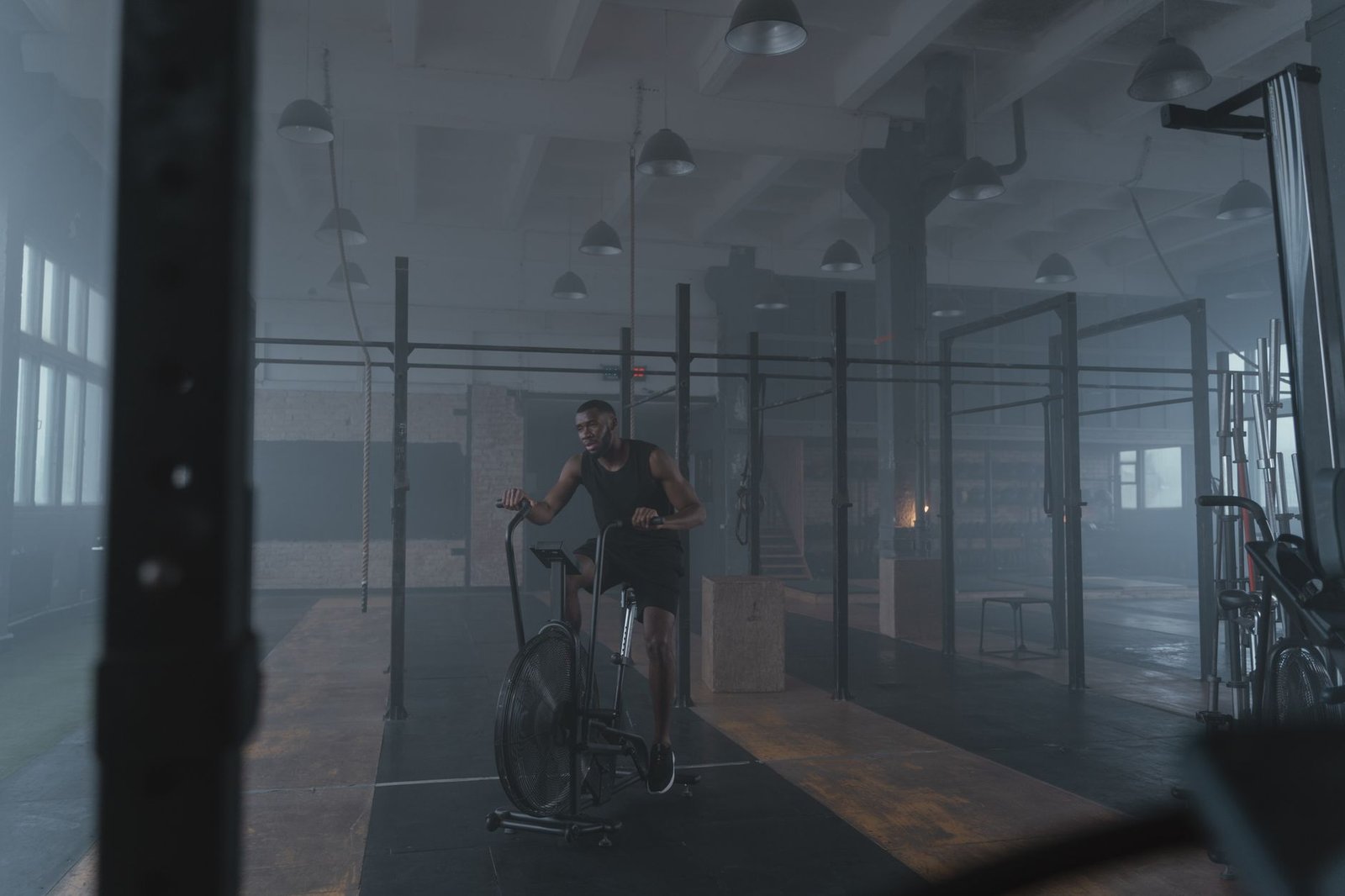 Athlete performing light movement during recovery